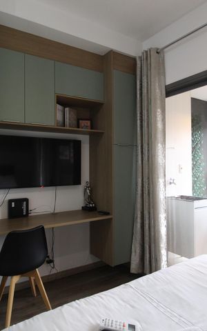 Studio para alugar com 27m², 1 quarto e sem vagaSala/Quarto