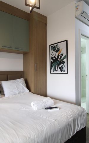 Studio para alugar com 27m², 1 quarto e sem vagaSala/Quarto
