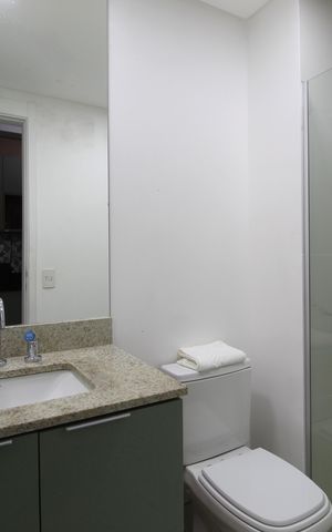Studio para alugar com 27m², 1 quarto e sem vagaBanheiro