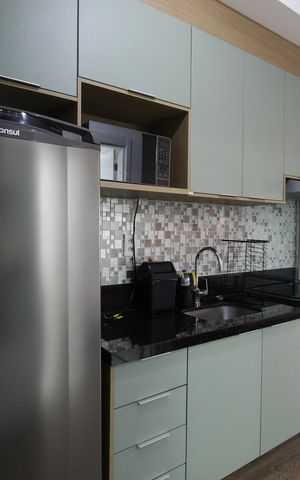 Studio para alugar com 27m², 1 quarto e sem vagaCozinha