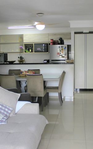 Apartamento à venda com 83m², 3 quartos e 1 vagaSala