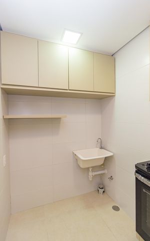 Apartamento à venda com 34m², 2 quartos e sem vaga Apartamento à venda com 34m², 2 quartos e sem vagaÁrea de Serviço