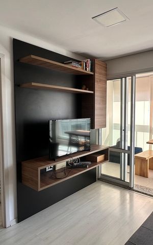 Apartamento para alugar com 43m², 1 quarto e 1 vaga