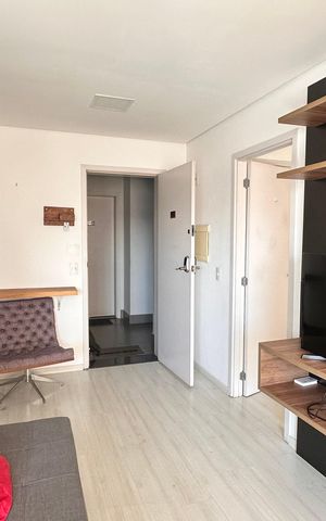 Apartamento para alugar com 43m², 1 quarto e 1 vaga