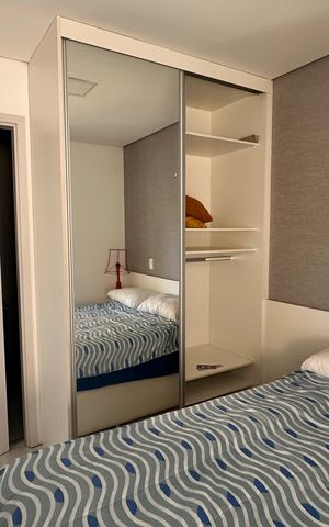 Apartamento para alugar com 43m², 1 quarto e 1 vaga