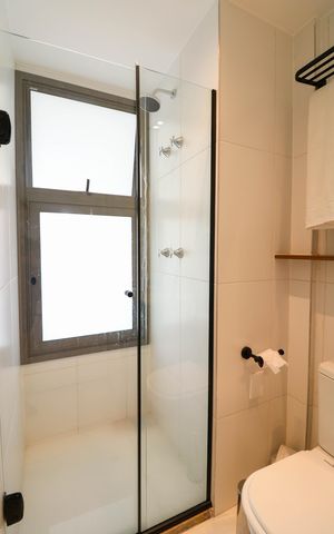 Studio para alugar com 23m², 1 quarto e sem vaga Studio para alugar com 23m², 1 quarto e sem vagaBanheiro