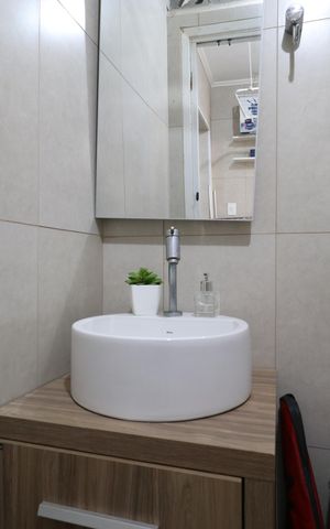 Apartamento à venda com 74m², 2 quartos e sem vagaBanheiro de serviço 