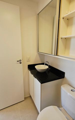 Apartamento para alugar com 37m², 2 quartos e sem vaga Apartamento para alugar com 37m², 2 quartos e sem vagaBanheiro