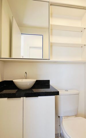 Apartamento para alugar com 37m², 2 quartos e sem vaga Apartamento para alugar com 37m², 2 quartos e sem vagaBanheiro