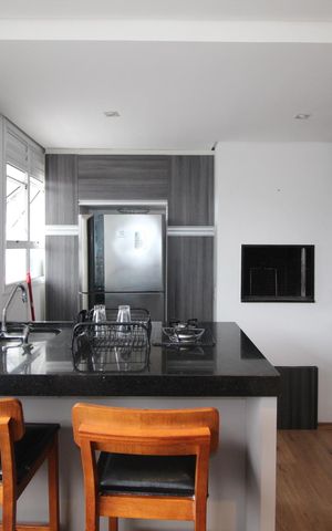 Apartamento para alugar com 93m², 1 quarto e 1 vagaSala/Cozinha