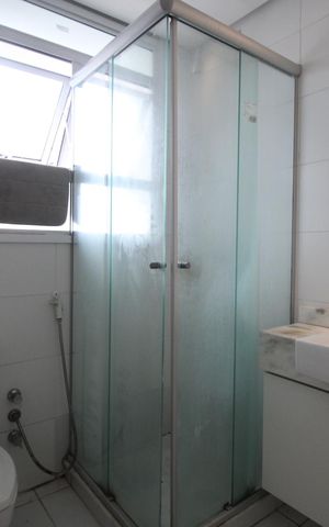 Apartamento para alugar com 93m², 1 quarto e 1 vagaBanheiro da Suíte 1