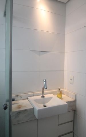 Apartamento para alugar com 93m², 1 quarto e 1 vagaBanheiro da Suíte 1