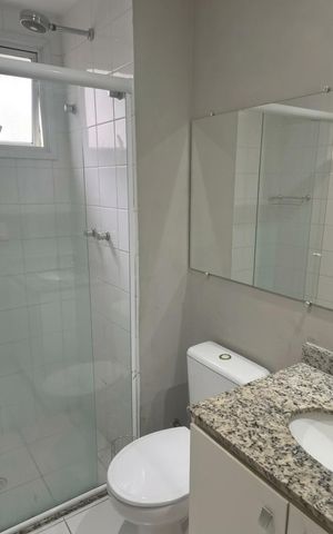 Apartamento para alugar com 58m², 1 quarto e 1 vaga Apartamento para alugar com 58m², 1 quarto e 1 vagaBanheiro