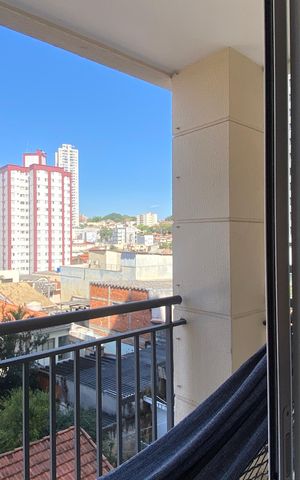 Apartamento à venda com 53m², 2 quartos e 1 vagaVaranda