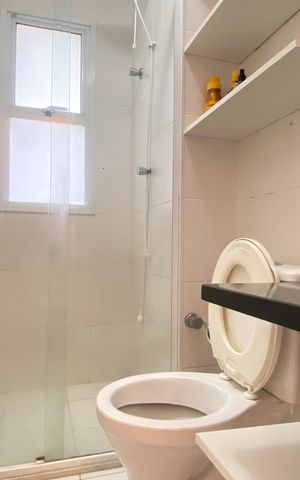 Apartamento à venda com 53m², 2 quartos e 1 vagaBanheiro