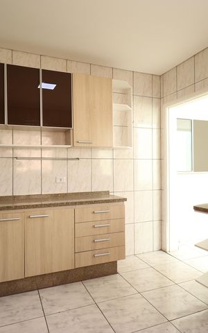 Casa para alugar com 232m², 3 quartos e 2 vagasCozinha