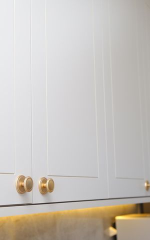 Apartamento à venda com 104m², 3 quartos e 2 vagasDetalhe - armário da cozinha