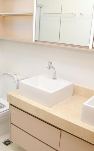 Apartamento à venda com 104m², 3 quartos e 2 vagasBanheiro