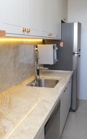 Apartamento à venda com 104m², 3 quartos e 2 vagasCozinha americana