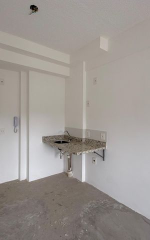 Studio à venda com 33m², 1 quarto e sem vaga Studio à venda com 33m², 1 quarto e sem vagaCozinha