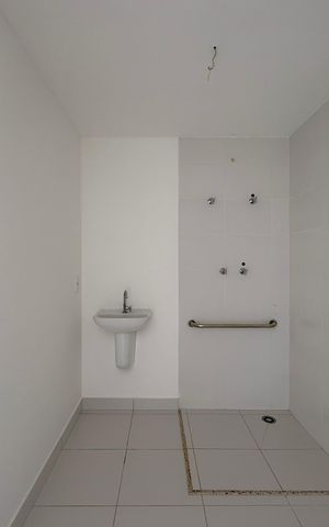 Studio à venda com 33m², 1 quarto e sem vaga Studio à venda com 33m², 1 quarto e sem vagaBanheiro