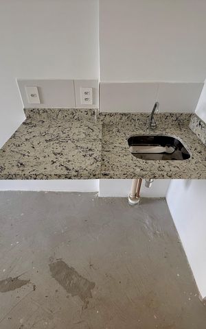 Studio à venda com 33m², 1 quarto e sem vaga Studio à venda com 33m², 1 quarto e sem vagaCozinha