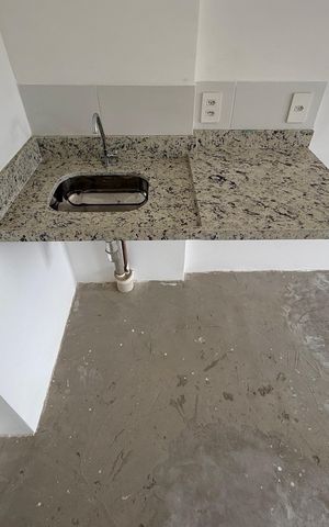 Studio à venda com 33m², 1 quarto e sem vagaCozinha