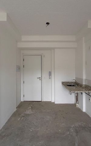 Studio à venda com 33m², 1 quarto e sem vagaCozinha