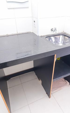 Apartamento à venda com 33m², 2 quartos e sem vaga Apartamento à venda com 33m², 2 quartos e sem vagaSala/Cozinha