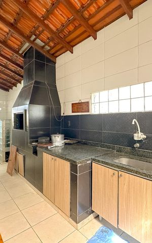 Casa para alugar com 200m², 3 quartos e 2 vagasÁrea gourmet