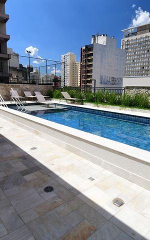 Studio à venda com 46m², 1 quarto e 1 vagaCasa de Campo