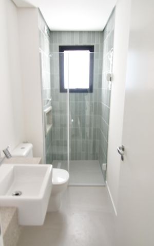 Studio à venda com 46m², 1 quarto e 1 vagaBanheiro
