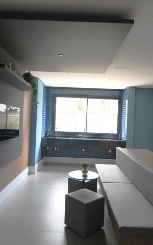 Studio à venda com 46m², 1 quarto e 1 vagaLavanderia