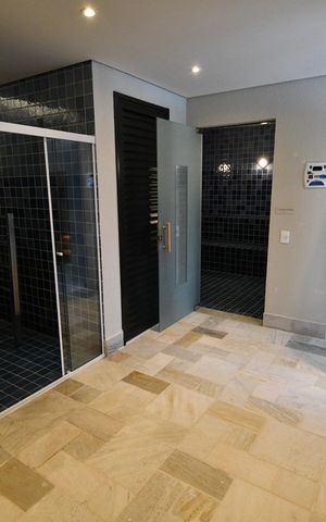 Studio à venda com 46m², 1 quarto e 1 vagaSauna