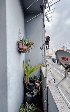 Apartamento à venda com 45m², 1 quarto e sem vagaVaranda do quarto