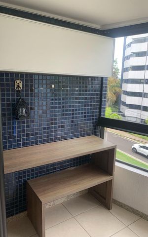 Apartamento para alugar com 93m², 1 quarto e 1 vaga Apartamento para alugar com 93m², 1 quarto e 1 vagaVaranda