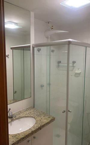 Apartamento para alugar com 93m², 1 quarto e 1 vaga Apartamento para alugar com 93m², 1 quarto e 1 vagaBanheiro