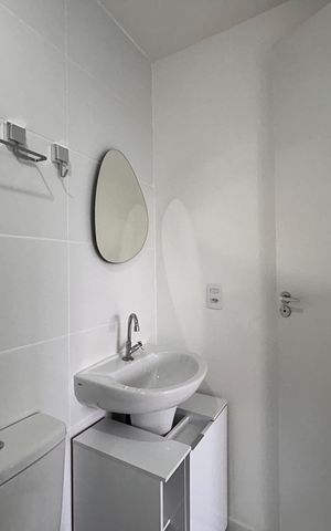 Apartamento para alugar com 37m², 2 quartos e sem vaga Apartamento para alugar com 37m², 2 quartos e sem vagaBanheiro