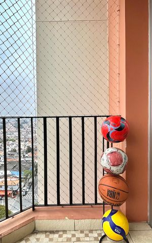 Apartamento à venda com 62m², 2 quartos e 1 vaga Apartamento à venda com 62m², 2 quartos e 1 vagaVaranda