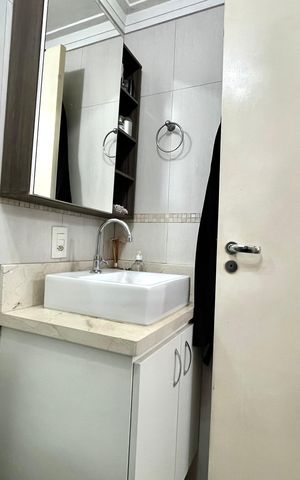Apartamento à venda com 62m², 2 quartos e 1 vaga Apartamento à venda com 62m², 2 quartos e 1 vagaBanheiro da Suíte