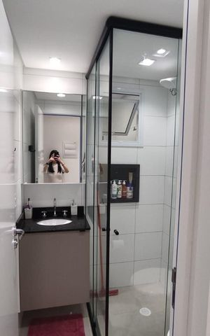 Apartamento à venda com 54m², 2 quartos e 1 vaga Apartamento à venda com 54m², 2 quartos e 1 vagaBanheiro