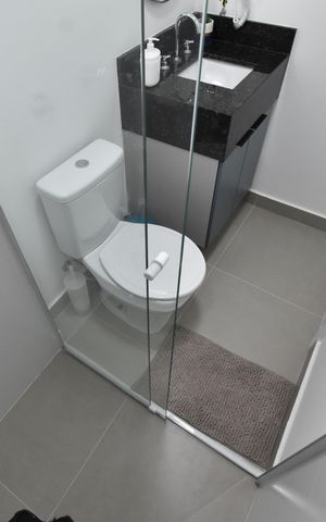 Apartamento à venda com 19m², 1 quarto e sem vagaBanheiro do Studio
