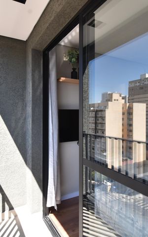 Apartamento à venda com 19m², 1 quarto e sem vagaSacada do Studio