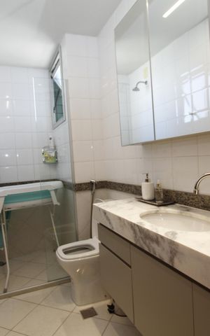 Apartamento à venda com 85m², 3 quartos e 2 vagasBanheiro Social
