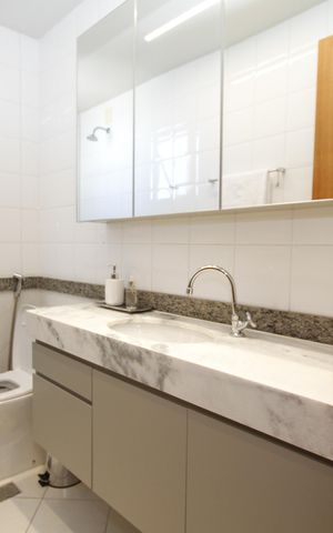 Apartamento à venda com 85m², 3 quartos e 2 vagasBanheiro Social