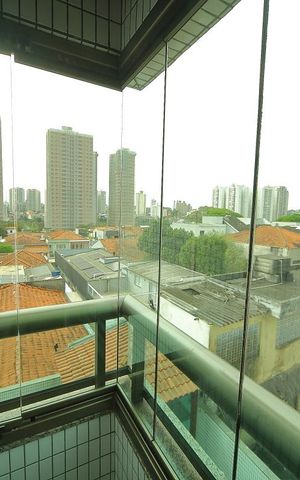 Apartamento para alugar com 104m², 3 quartos e 2 vagasQuarto 2 - Varanda 