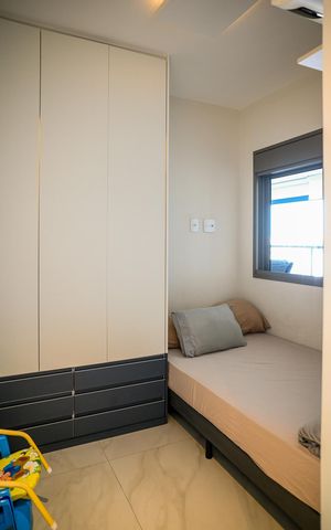 Apartamento à venda com 97m², 3 quartos e 2 vagas Apartamento à venda com 97m², 3 quartos e 2 vagasQuarto 2