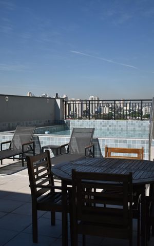 Studio para alugar com 25m², 0 quarto e sem vagaÁrea comum - Piscina