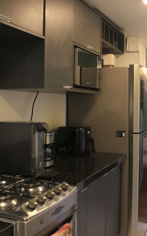 Apartamento à venda com 64m², 1 quarto e 1 vagaCozinha 