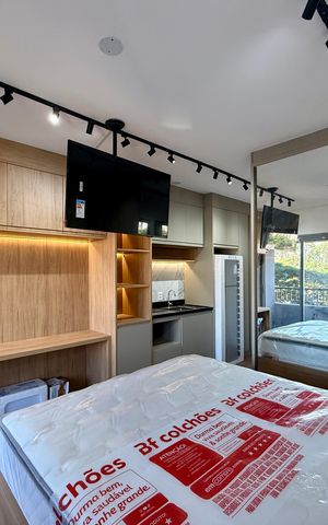 Studio à venda com 24m², 1 quarto e sem vaga Studio à venda com 24m², 1 quarto e sem vagaQuarto